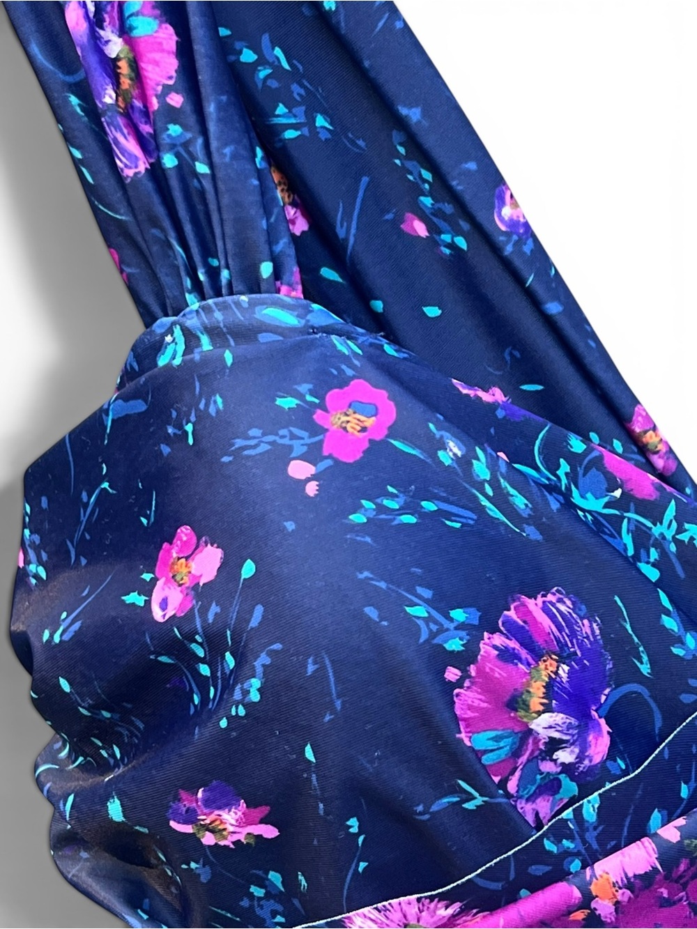Coco Reef Floral Print Swim Dress Skirted Swimsuit Underwire Support - Picture 9 of 16
